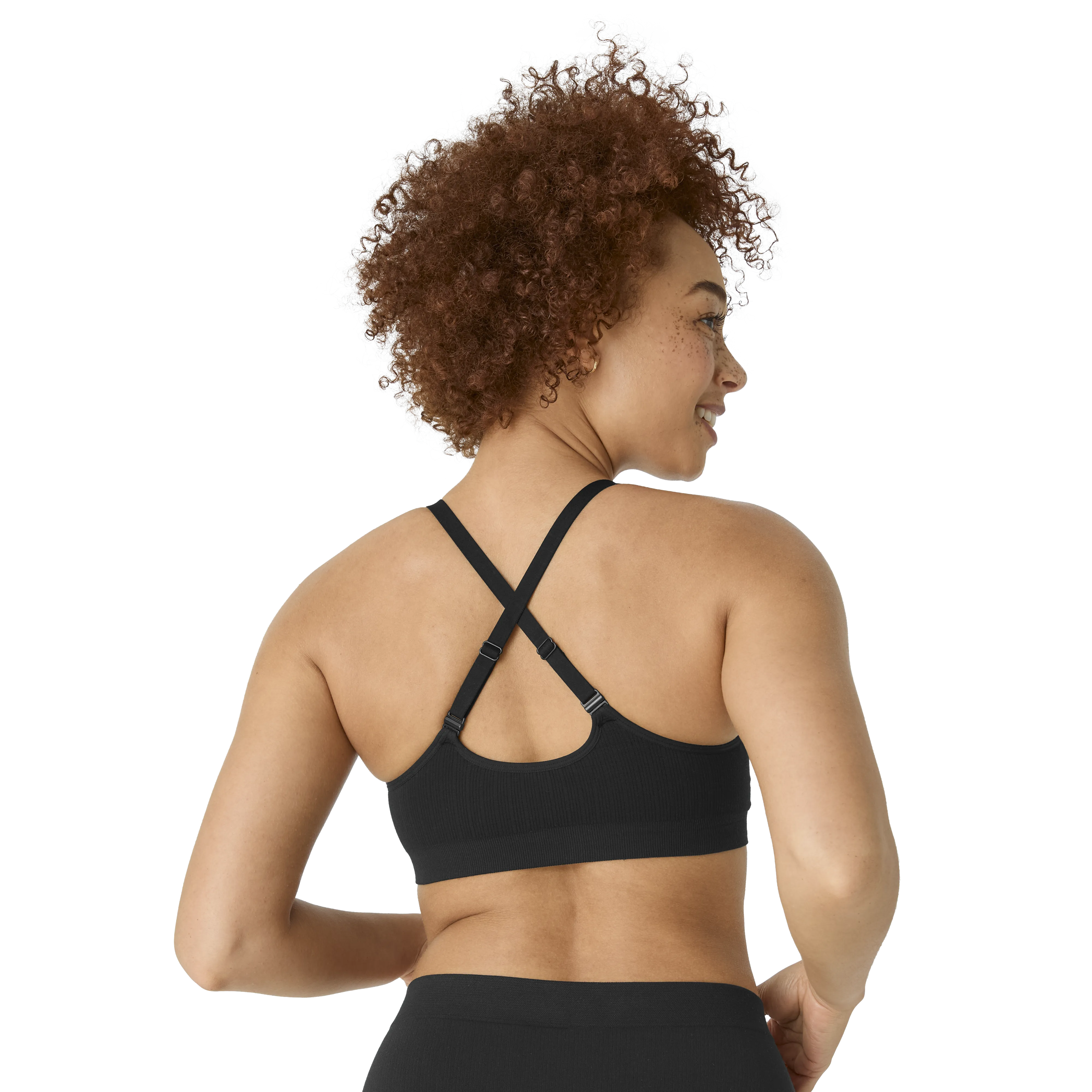 Women’s Seamless Scoop Bralette   High Rise Brief